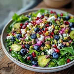 Blueberry Pistachio Spring Salad