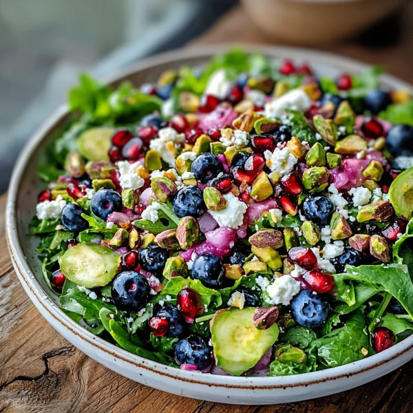Blueberry Pistachio Spring Salad
