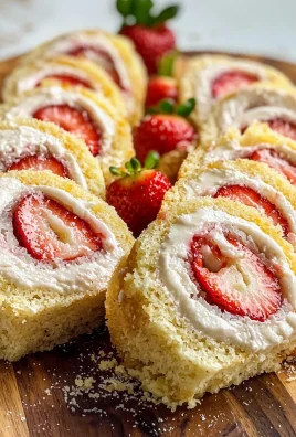 Creative & Cute Strawberry Shortcake Sushi Roll Dessert Recipe