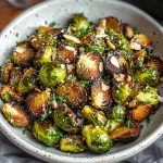 Crispy Air Fryer Brussels Sprouts (Keto, Low Carb)