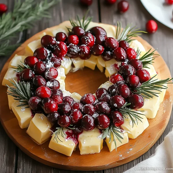 Delicious Cranberry & Brie Wreath Recipe Perfect for Entertaining