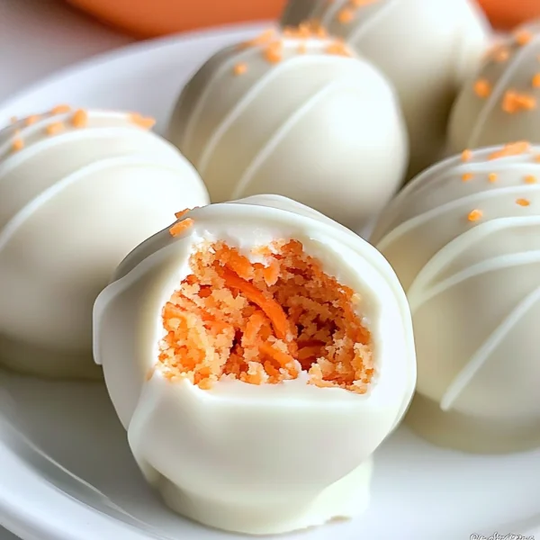 Easy Carrot Cake Truffles