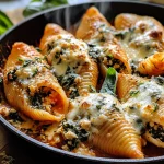 Easy Spinach and Ricotta Stuffed Shells
