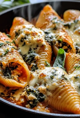 Easy Spinach and Ricotta Stuffed Shells