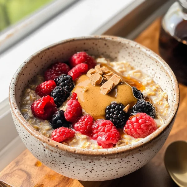 Easy & Fluffy Egg White Oatmeal (High Protein)