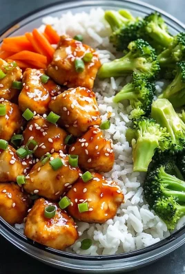 Healthier Firecracker Chicken Meal Prep Bowls