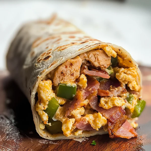 High Protein Breakfast Burrito