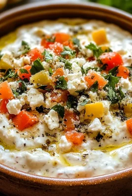 High Protein Cottage Cheese Giardiniera Dip