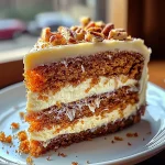 Honeybun Carrot Cake with Cheesecake Filling
