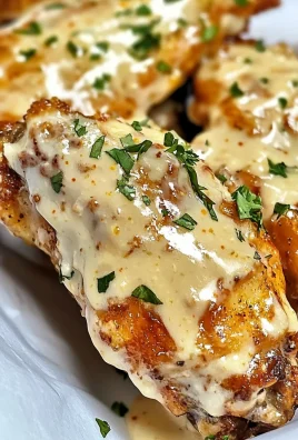 Keto Air Fryer Alfredo Chicken Wings