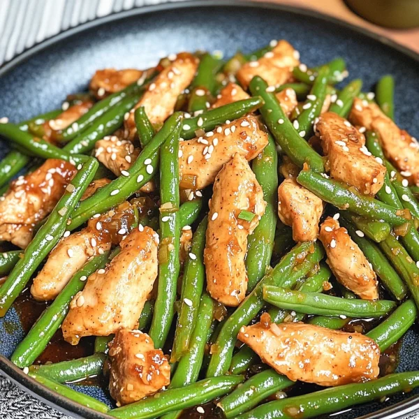 Keto Asian Green Beans and Chicken