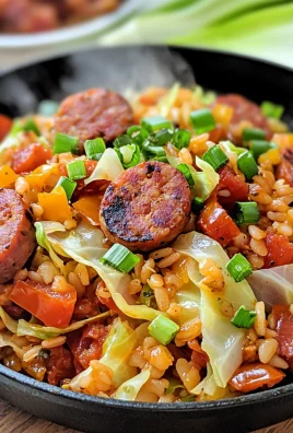 Keto Cabbage Jambalaya Skillet