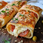 Keto Crispy Italian Sub Roll Ups