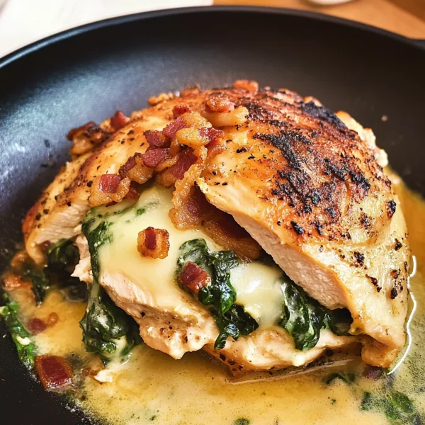 Keto Spinach Stuffed Chicken Breast