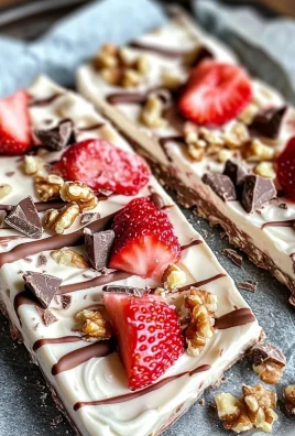 Keto Strawberry Chocolate Cheesecake Bark