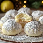 Lemon Cream Snowball Cookies – Melt-in-Your-Mouth Holiday Magic