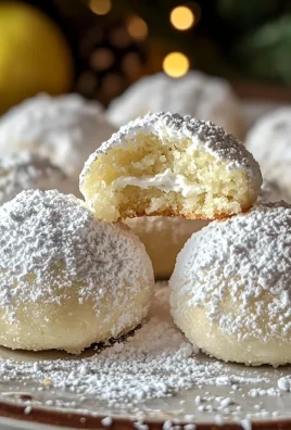 Lemon Cream Snowball Cookies – Melt-in-Your-Mouth Holiday Magic