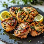 Lemon Herb Grilled Chicken Thighs