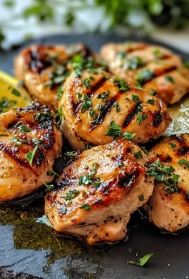 Lemon Herb Grilled Chicken Thighs