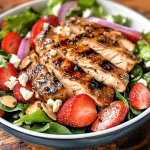 Low-Carb Balsamic Strawberry Chicken Salad
