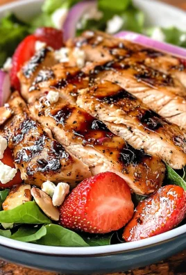 Low-Carb Balsamic Strawberry Chicken Salad