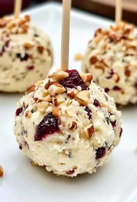 Low-Carb Bite Size Cranberry and Walnut Goat Cheese Balls