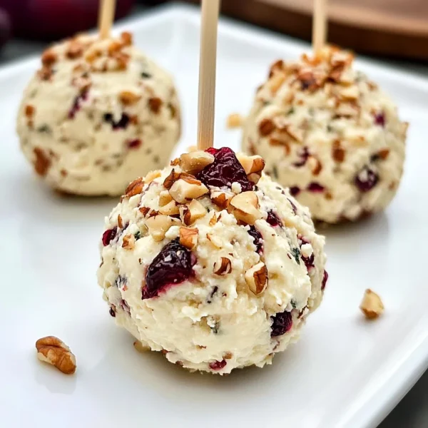 Low-Carb Bite Size Cranberry and Walnut Goat Cheese Balls