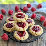Low-Carb Raspberry Thumbprint Cookies