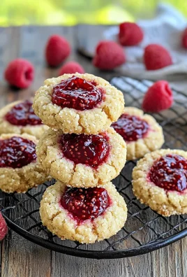 Low-Carb Raspberry Thumbprint Cookies