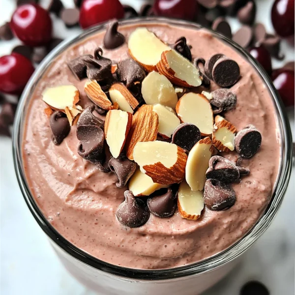 Low Carb Cherry Chocolate Cheesecake Fluff