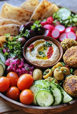 Middle Eastern Vegan Falafel Platter: Crispy & Tasty