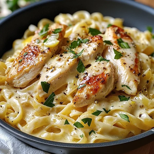 One-pan lemon chicken pasta