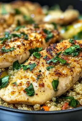One Pot Garlic Butter Chicken and Quinoa