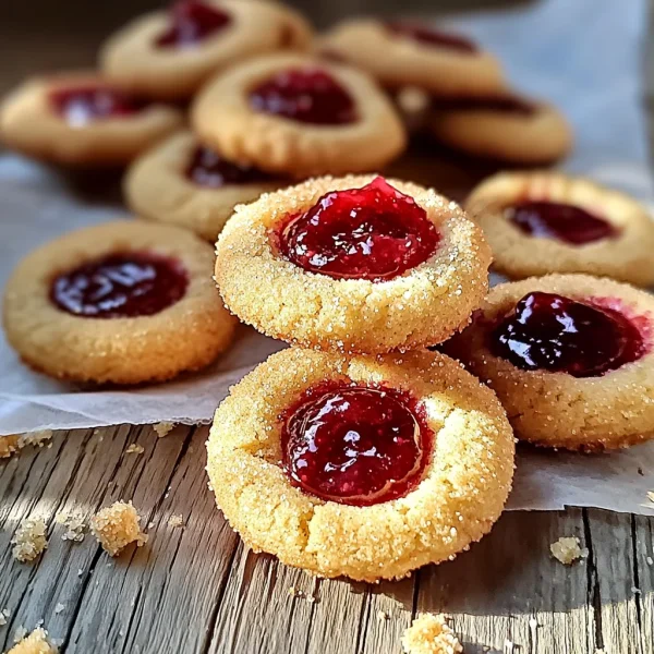 Raspberry Thumbprint Cookies