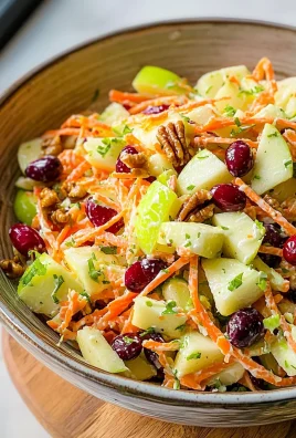 Refreshing Apple Cranberry Carrot Salad