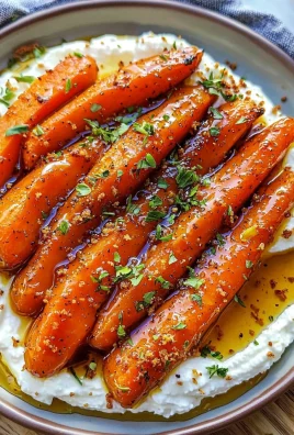 Roasted Carrots with Whipped Ricotta and Hot Honey