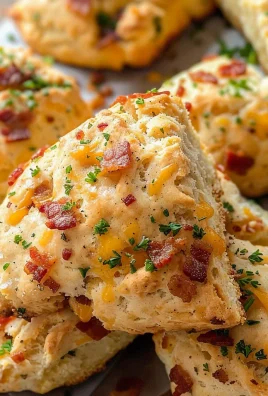 Air Fryer Apple Cheddar Bacon Scones