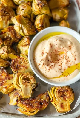 Air Fryer Artichoke Hearts with Garlic Aioli (Keto and Low Carb)