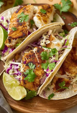 Air Fryer Fish Tacos with Cilantro Lime Slaw