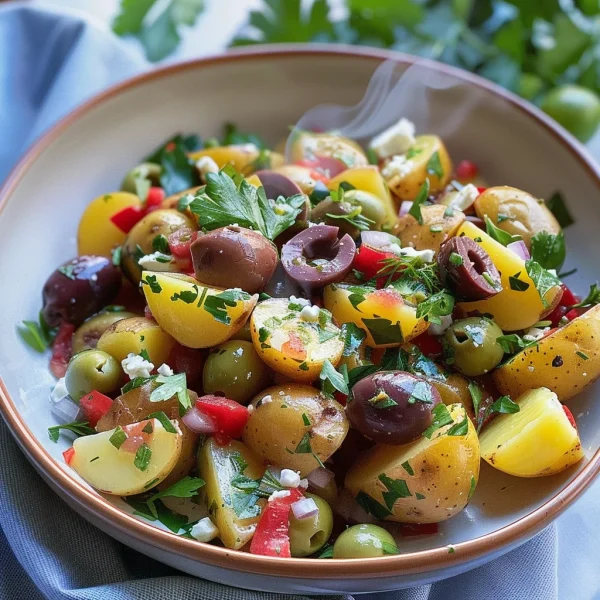 Amazing Mediterranean Potato Salad: 2 Flavors to Adore