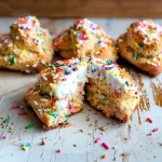 Birthday Cake Scones