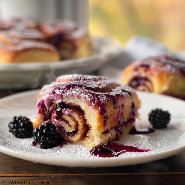 Blackberry Cinnamon Rolls