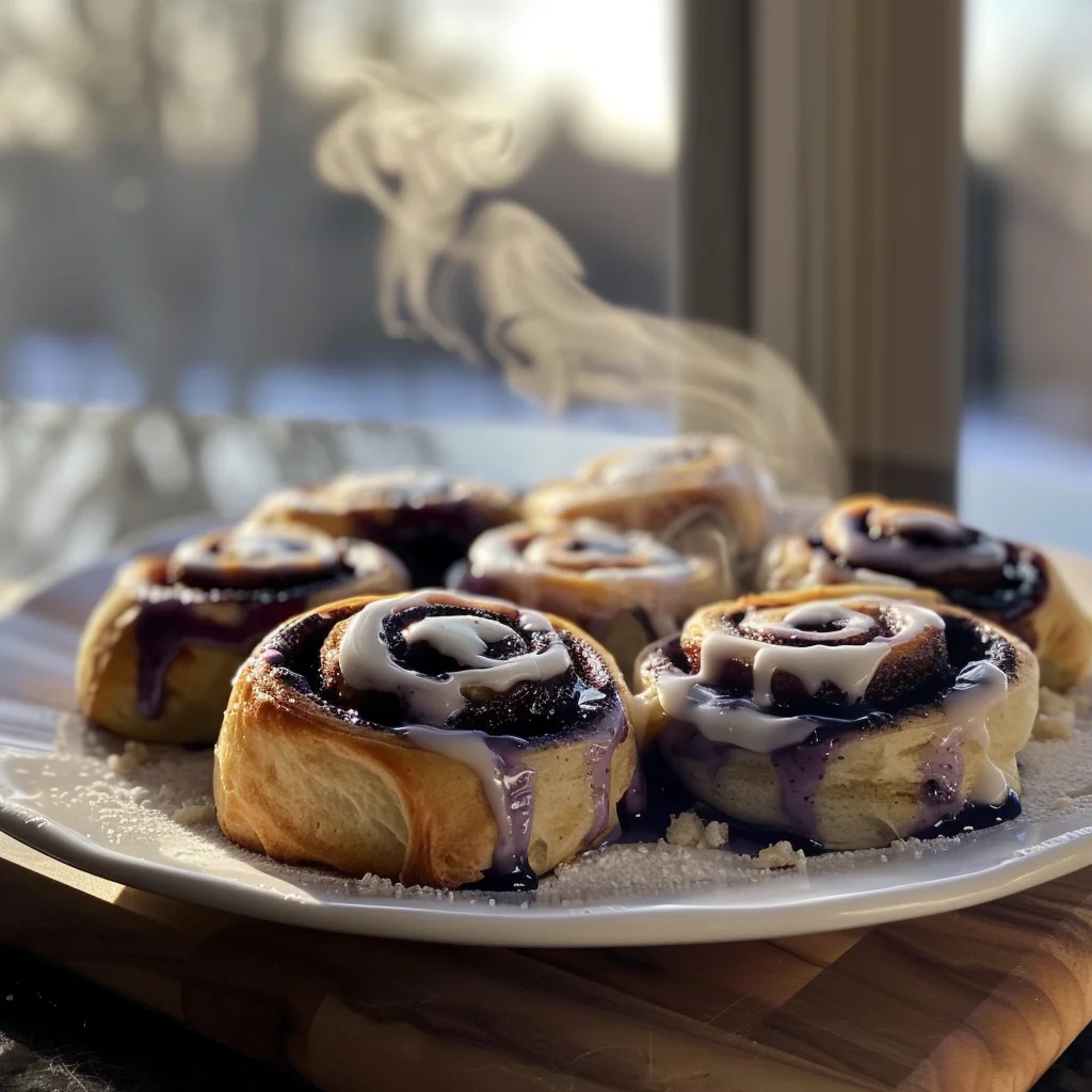 Blueberry Cinnamon Rolls image 3
