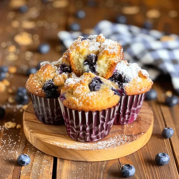 Blueberry Monkey Bread Muffins