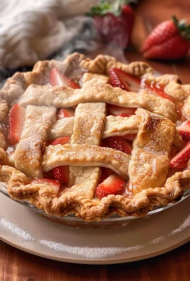 Brown Butter Strawberry Peach Pie