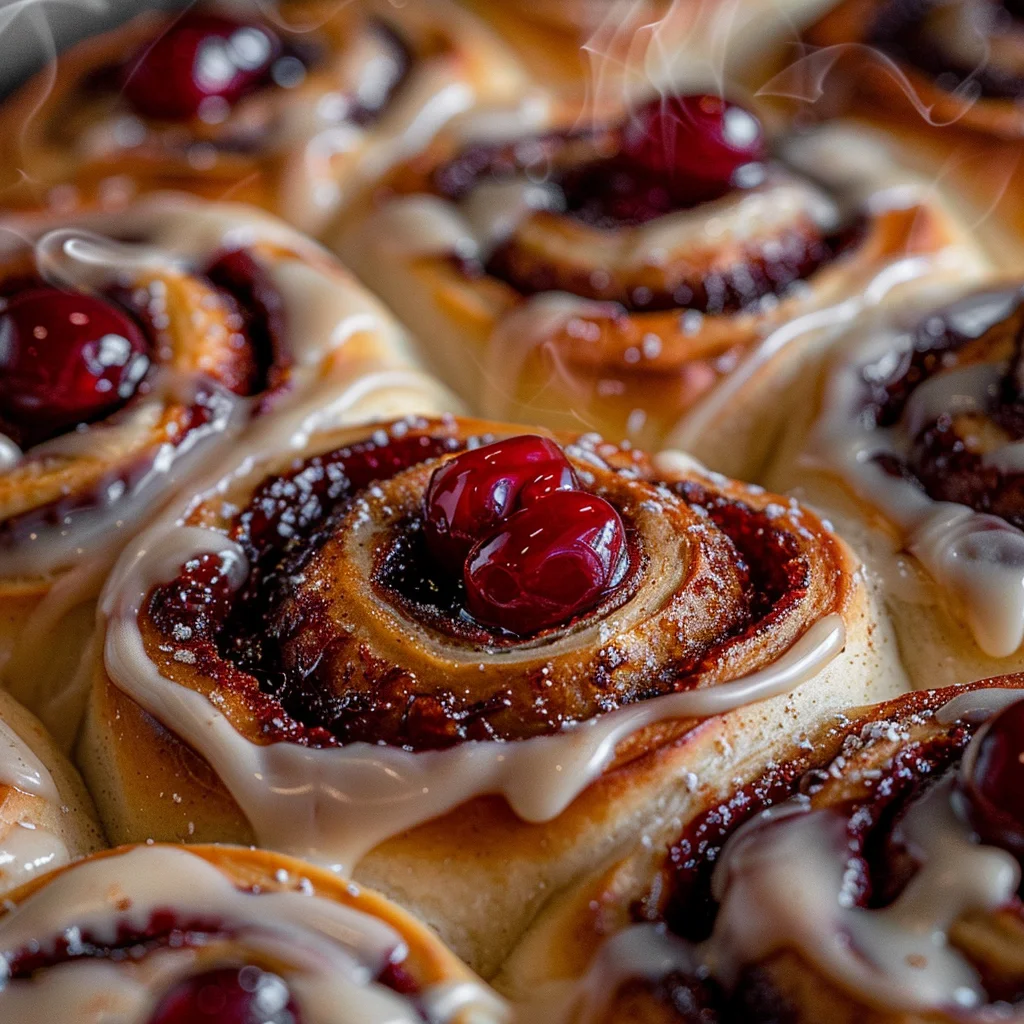 Cherry Cinnamon Rolls with Homemade Filling image 2