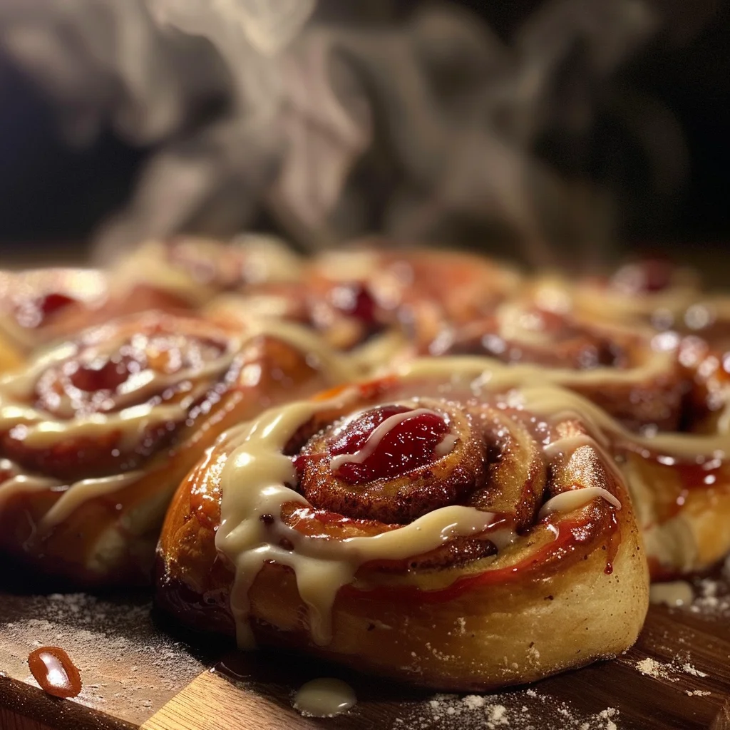 Cherry Cinnamon Rolls with Homemade Filling image 3