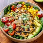Cilantro Lime Grilled Chicken Salad