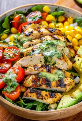Cilantro Lime Grilled Chicken Salad