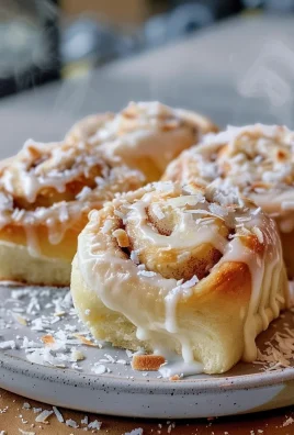 Coconut Cream Cinnamon Rolls